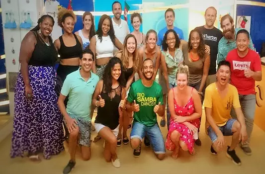 Group Samba class with Bruno, one of our instructors.