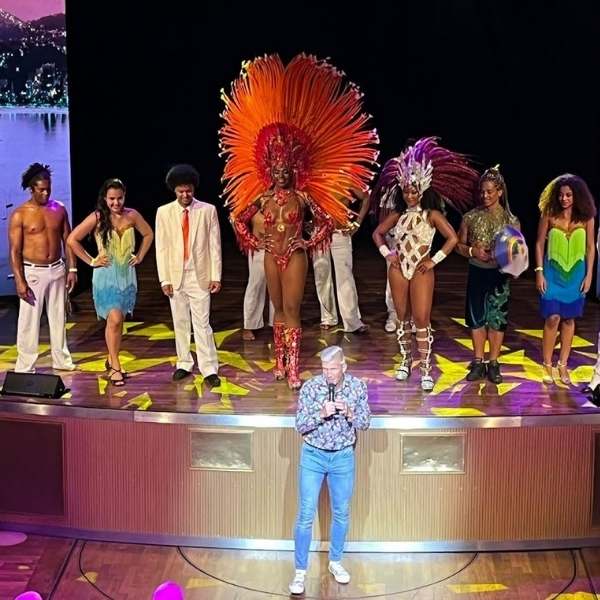 folkloric samba show on cruise ship - 1
