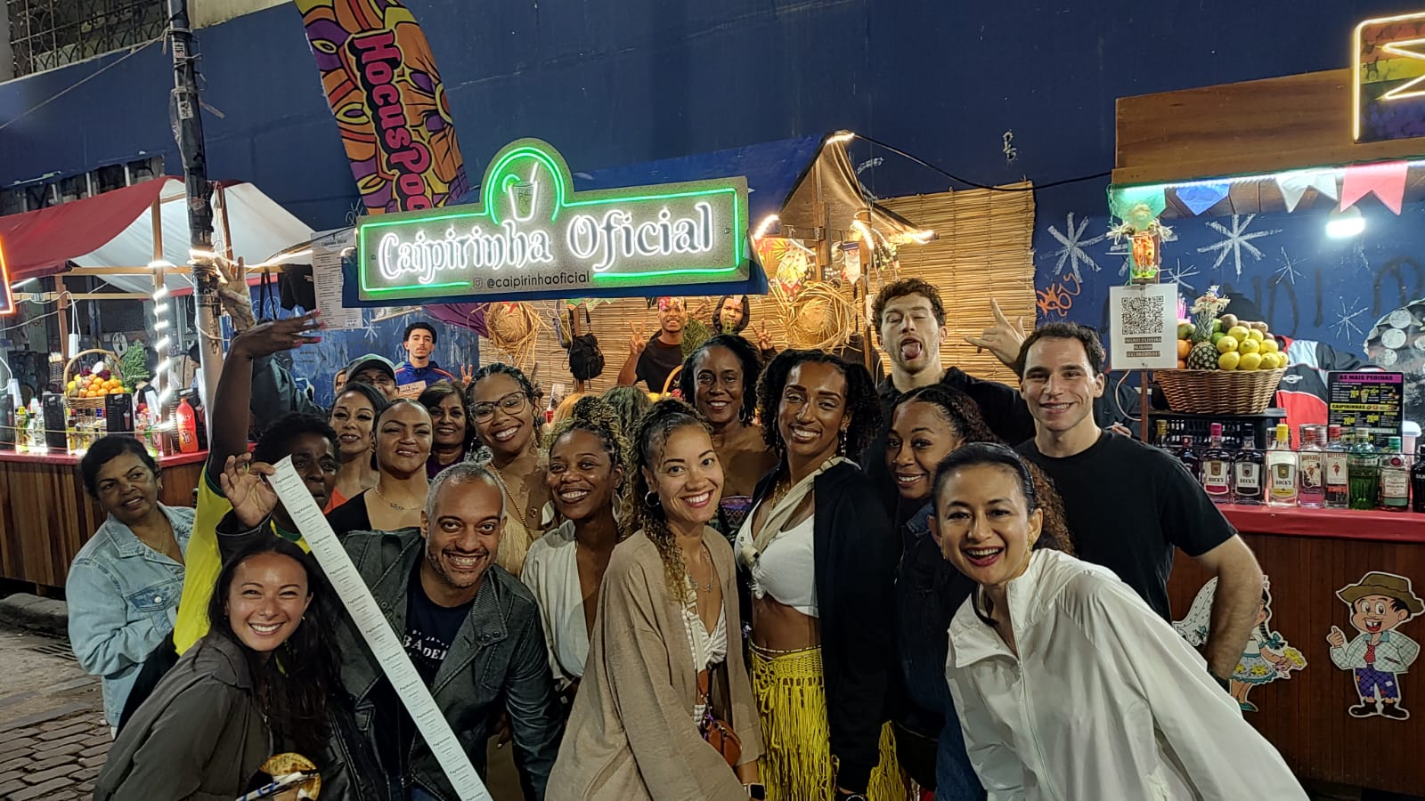 Caipirinhas at Pedra do Sal samba street party Rio de Janeiro